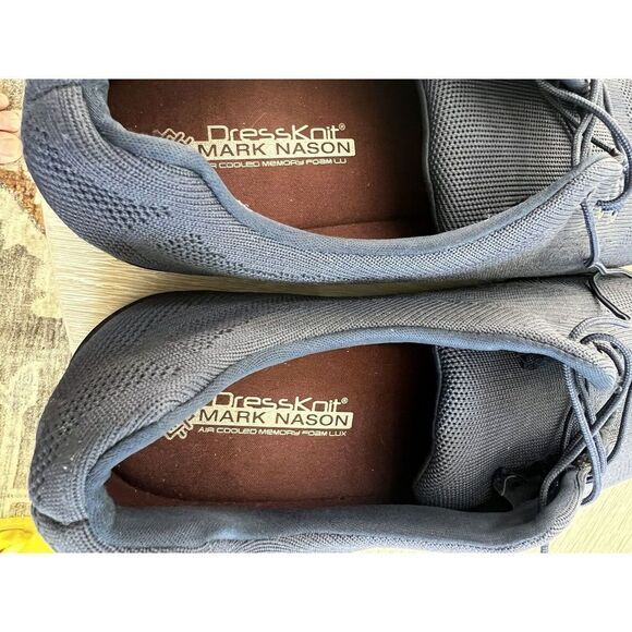 Mark Nason Los‎ Angeles DressKnit Navy Oxfords Sz 13. # 68929 NVY - Picture 6 of 9